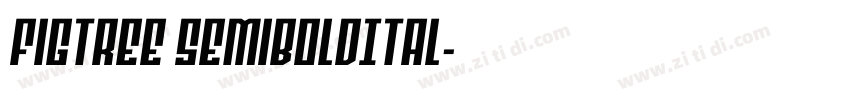 Figtree SemiBoldItal字体转换
